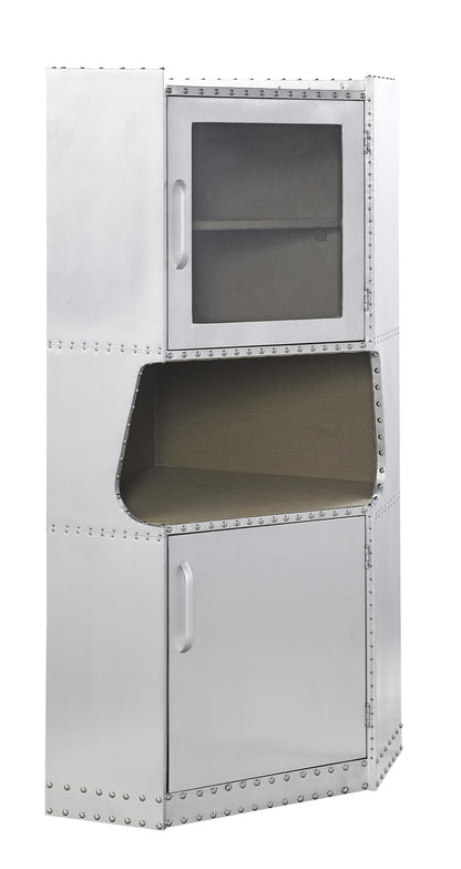 Aluminum 2-Door Cabinet with 1 Shelf