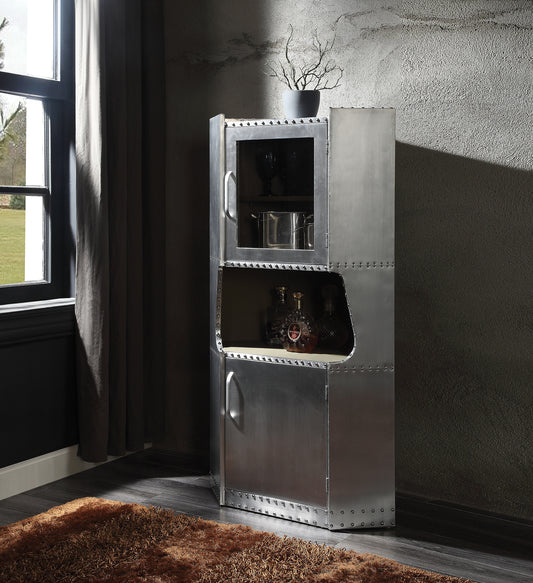 Aluminum 2-Door Cabinet with 1 Shelf