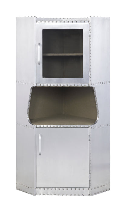 Aluminum 2-Door Cabinet with 1 Shelf